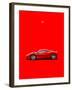 Ferrari 458 Italia Red-Mark Rogan-Framed Art Print