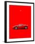 Ferrari 458 Italia Red-Mark Rogan-Framed Art Print