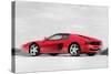 Ferrari 512 TR Testarossa Watercolor-NaxArt-Stretched Canvas