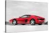 Ferrari 512 TR Testarossa Watercolor-NaxArt-Stretched Canvas