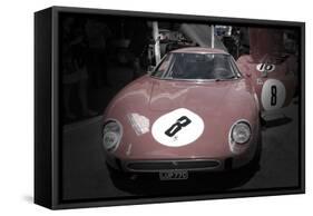 Ferrari before the race-NaxArt-Framed Stretched Canvas