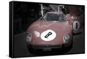 Ferrari before the race-NaxArt-Framed Stretched Canvas
