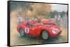 Ferrari, Day Out at Meadow Brook-Peter Miller-Framed Stretched Canvas