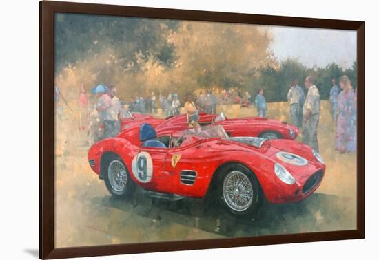 Ferrari, Day Out at Meadow Brook-Peter Miller-Framed Giclee Print