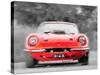 Ferrari Dino 246 GT Front Watercolor-NaxArt-Stretched Canvas