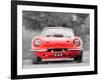 Ferrari Dino 246 GT Front Watercolor-NaxArt-Framed Art Print