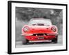 Ferrari Dino 246 GT Front Watercolor-NaxArt-Framed Art Print