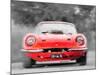 Ferrari Dino 246 GT Front Watercolor-NaxArt-Mounted Art Print