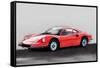 Ferrari Dino 246 GT Watercolor-NaxArt-Framed Stretched Canvas