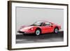 Ferrari Dino 246 GT Watercolor-NaxArt-Framed Art Print