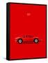 Ferrari Dino 246GT 69 Red-Mark Rogan-Framed Stretched Canvas