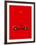 Ferrari Dino 246GT 69 Red-Mark Rogan-Framed Art Print