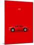 Ferrari Dino 246GT 69 Red-Mark Rogan-Mounted Art Print
