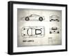 Ferrari Enzo White-Mark Rogan-Framed Art Print