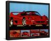 Ferrari F-50 (Photos) Sport Poster-null-Framed Mini Poster