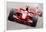 Ferrari F1 Race Watercolor-NaxArt-Framed Art Print