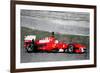 Ferrari F1 Racing Watercolor-NaxArt-Framed Premium Giclee Print