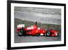 Ferrari F1 Racing Watercolor-NaxArt-Framed Premium Giclee Print