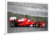 Ferrari F1 Racing Watercolor-NaxArt-Framed Art Print