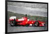 Ferrari F1 Racing Watercolor-NaxArt-Framed Art Print