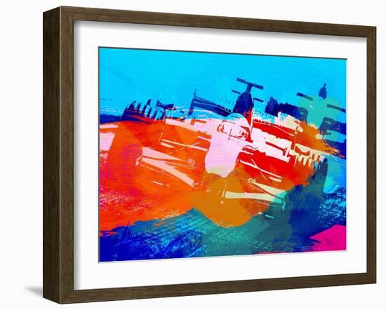 Ferrari F1 Racing-NaxArt-Framed Art Print