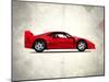 Ferrari F40 Berlinette 1992-Mark Rogan-Mounted Art Print