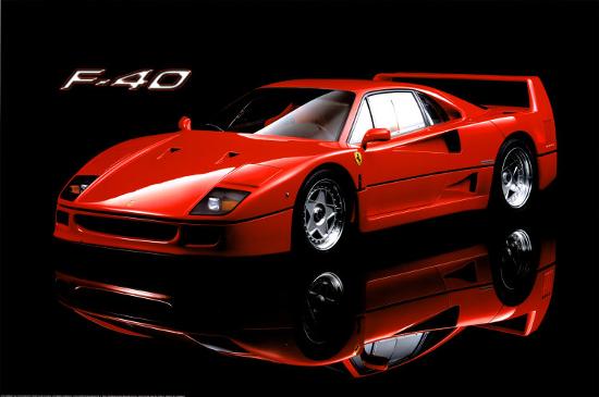 Ferrari F40-null-Lamina Framed Poster