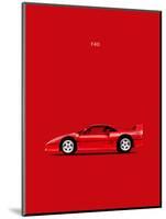 Ferrari F40-Mark Rogan-Mounted Art Print