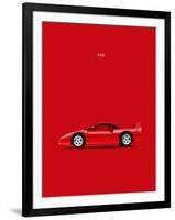 Ferrari F40-Mark Rogan-Framed Art Print