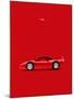 Ferrari F40-Mark Rogan-Mounted Art Print