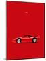 Ferrari F40-Mark Rogan-Mounted Art Print