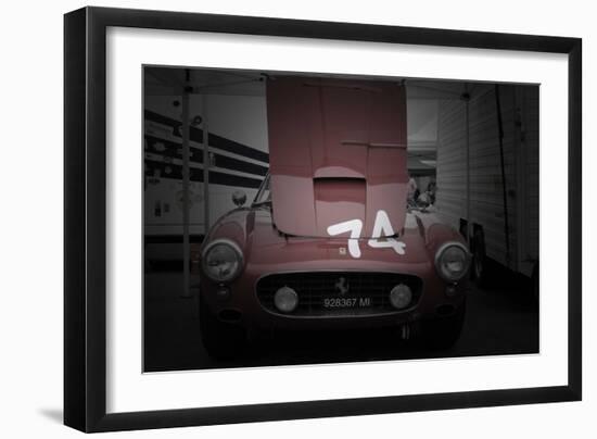 Ferrari Front Open Hood-NaxArt-Framed Photo