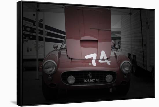 Ferrari Front Open Hood-NaxArt-Framed Stretched Canvas