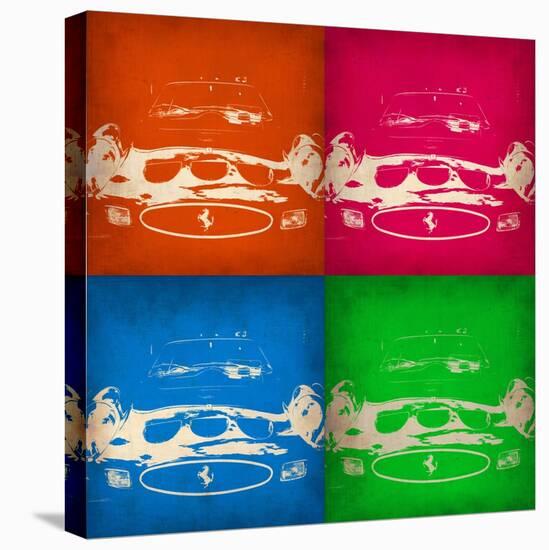 Ferrari Front Pop Art 1-NaxArt-Stretched Canvas