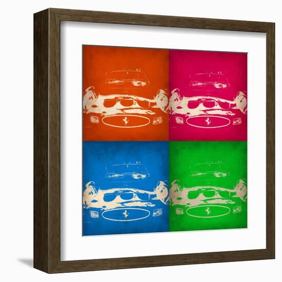 Ferrari Front Pop Art 1-NaxArt-Framed Art Print