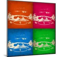 Ferrari Front Pop Art 1-NaxArt-Mounted Art Print