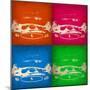 Ferrari Front Pop Art 1-NaxArt-Mounted Premium Giclee Print