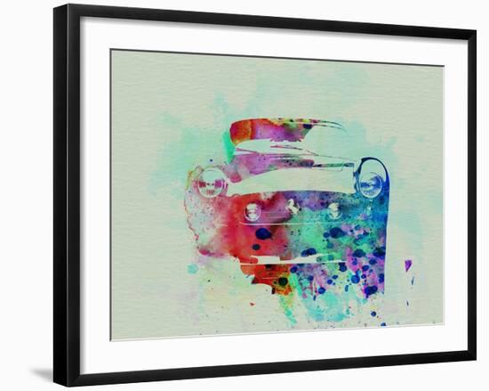 Ferrari Front Watercolor-NaxArt-Framed Art Print