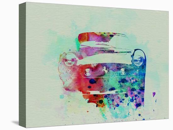 Ferrari Front Watercolor-NaxArt-Stretched Canvas