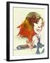 Ferrari Girl-NaxArt-Framed Art Print