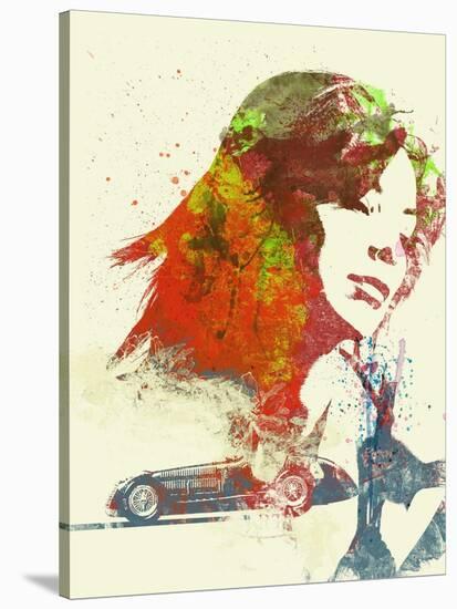 Ferrari Girl-NaxArt-Stretched Canvas