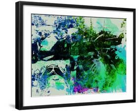 Ferrari Grand Prix Pit-NaxArt-Framed Art Print