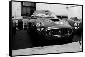 Ferrari in the Pit-NaxArt-Framed Stretched Canvas