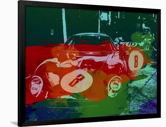 Ferrari Laguna Seca Racing-NaxArt-Framed Art Print