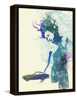 Ferrari Lusso Girl-NaxArt-Framed Stretched Canvas