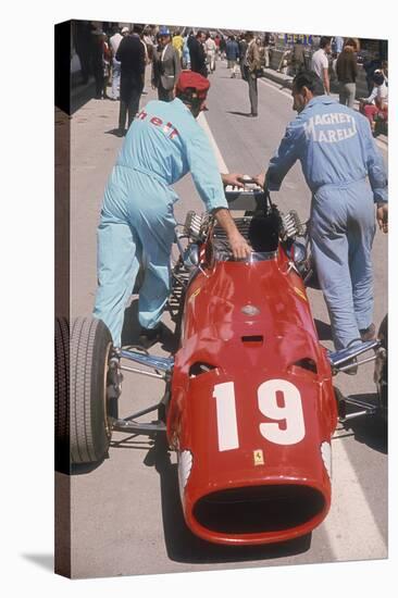 Ferrari of Chris Amon at the Spanish Grand Prix, Jarama, Madrid, 1968-null-Stretched Canvas