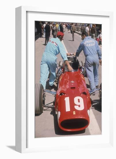 Ferrari of Chris Amon at the Spanish Grand Prix, Jarama, Madrid, 1968-null-Framed Photographic Print