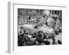 Ferrari of Giannino Marzotto, Mille Miglia, Italy, 1953-null-Framed Photographic Print