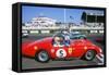 Ferrari on starting grid.1998 Goodwood revival-null-Framed Stretched Canvas