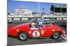 Ferrari on starting grid.1998 Goodwood revival-null-Mounted Photographic Print